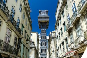 photo de l'ascenseur de santa justa
