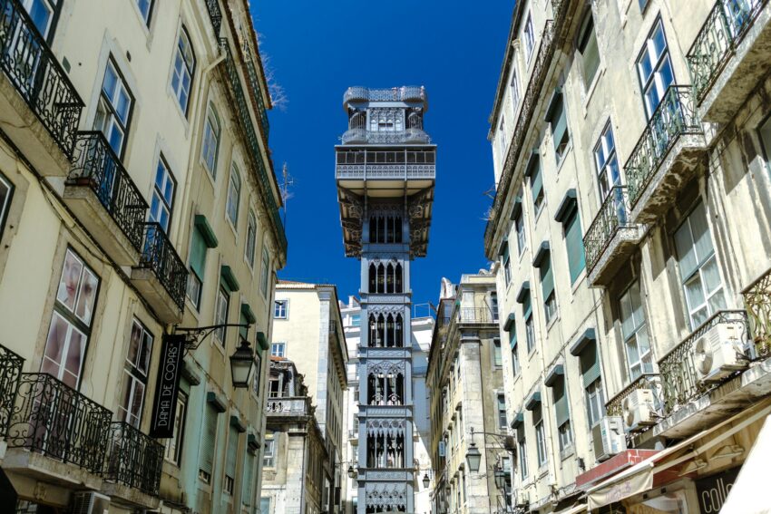 photo de l'ascenseur de santa justa